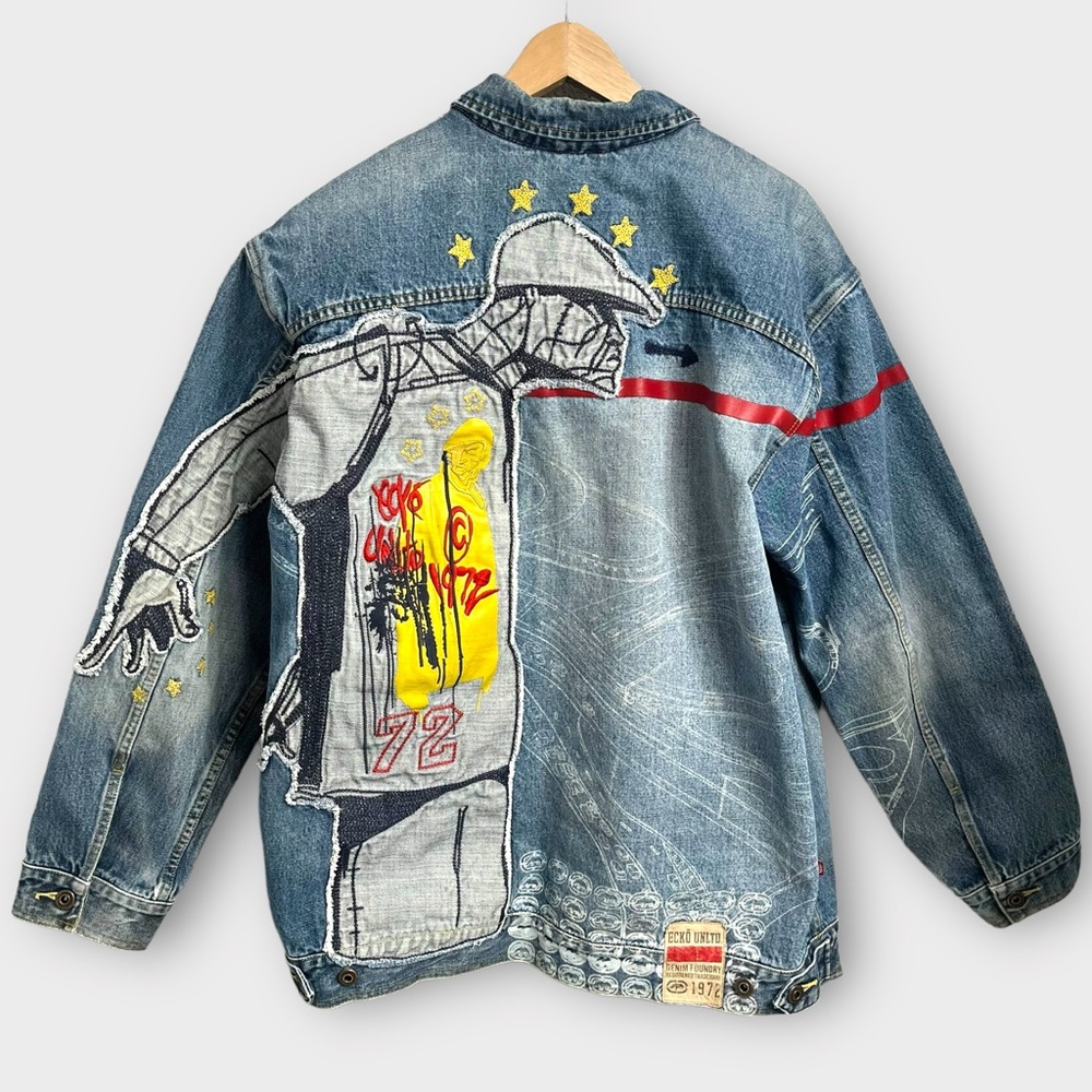 Ecko Unlimited Foundry Interloop Denim Jacket Rar… - image 2